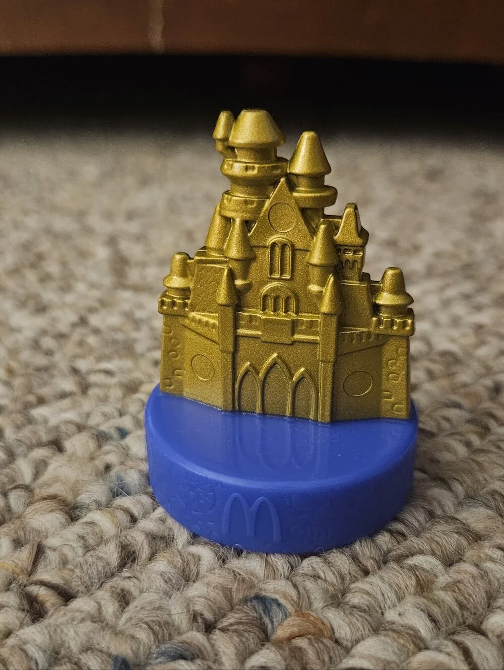 2025 McDonalds Disney 70th Anniversary Gold Sleeping Beauty Castle Figure